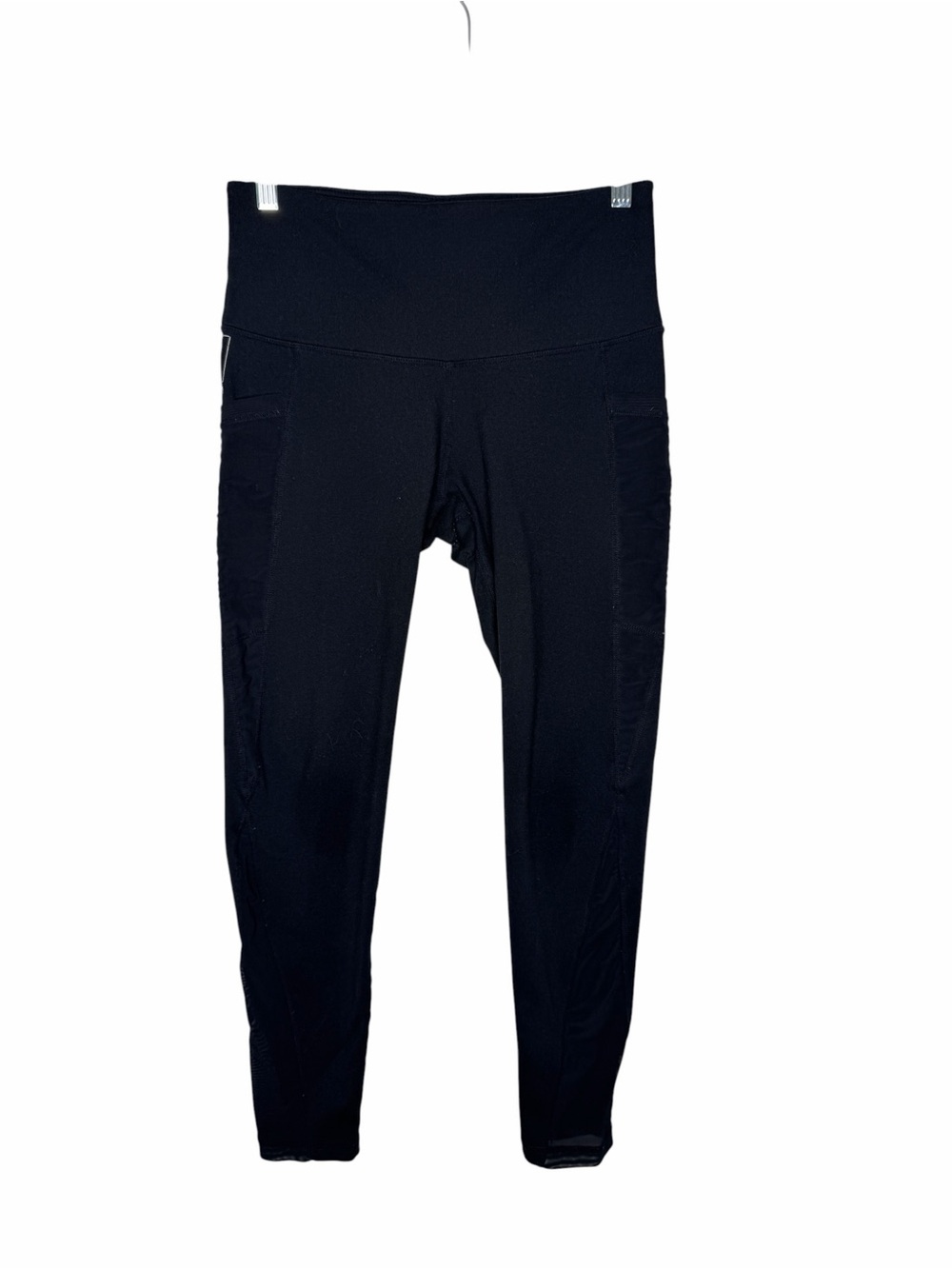 1ST PHORM / black pocket logo ankle athletic leggings / M